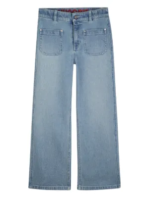 Dkny Kids sequin-embellished Cotton Jeans | Blue | FARFETCH