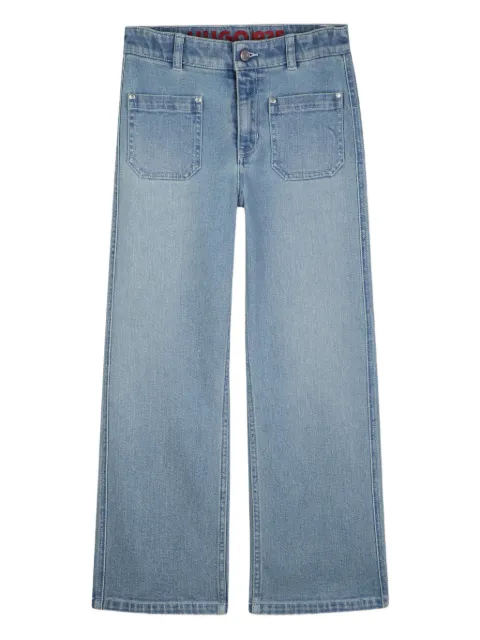 HUGO KIDS jeans con parche de corazón