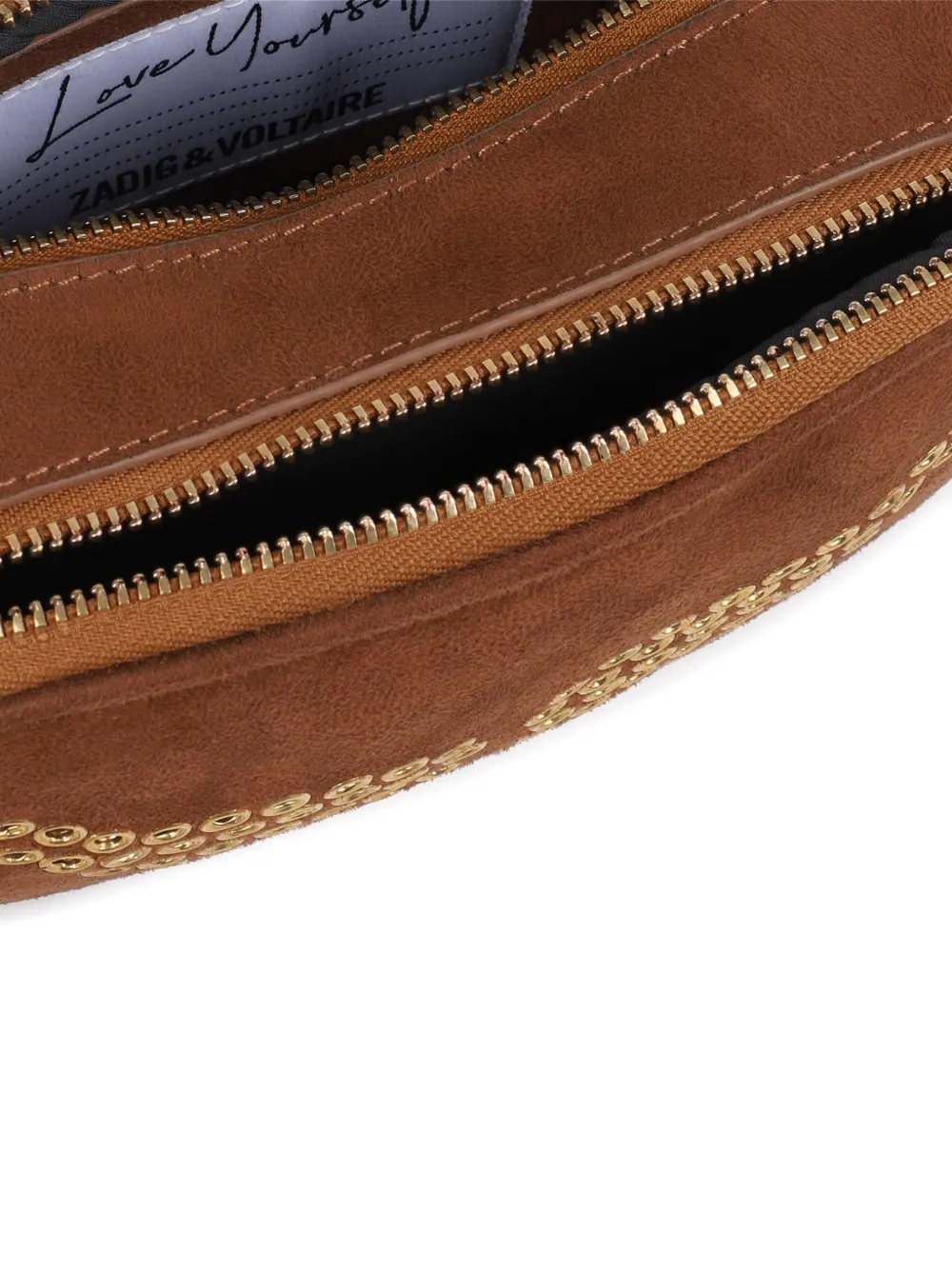 Zadig & Voltaire Kids Brown schoudertas Bruin