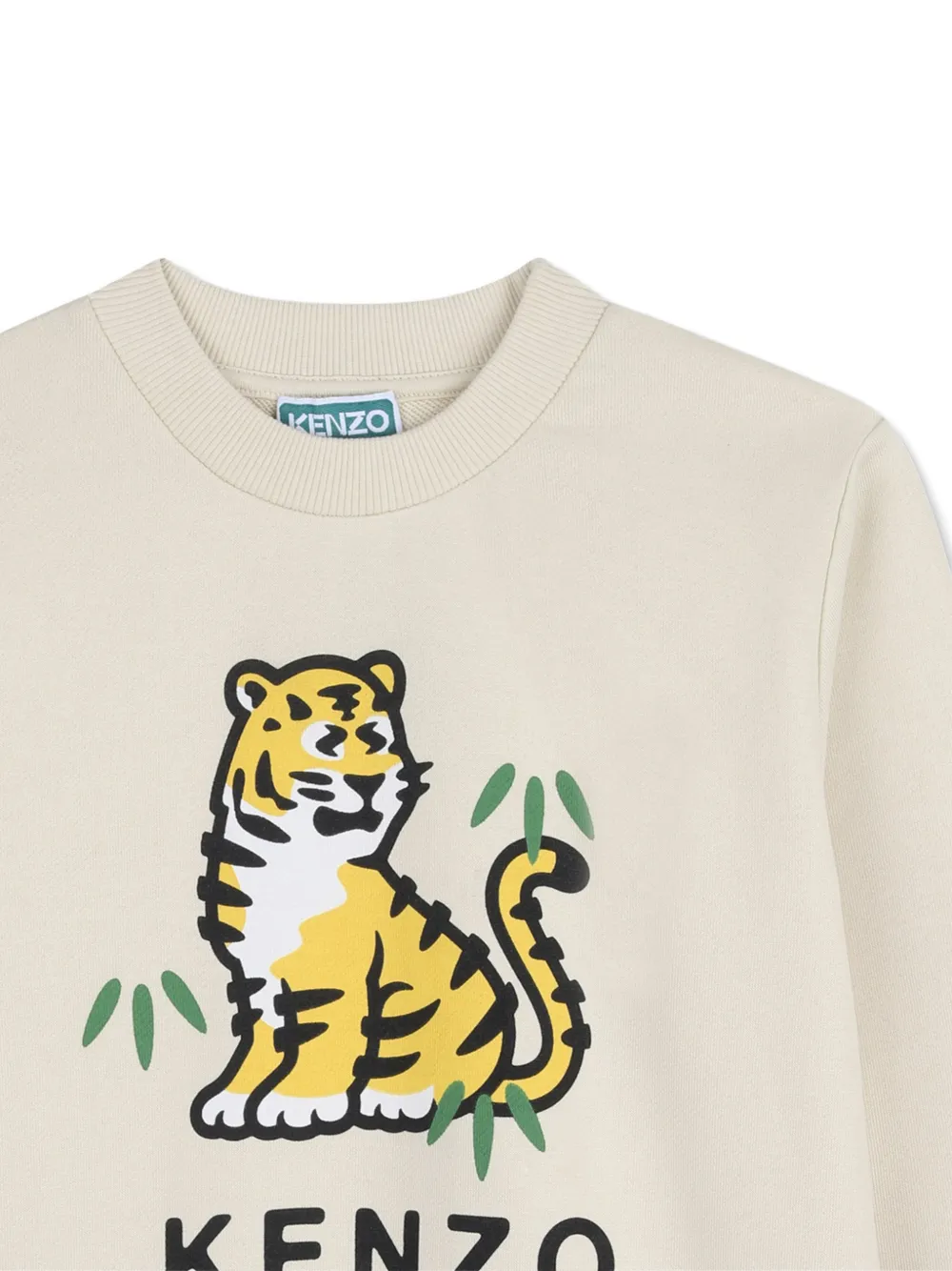 Tiger-Print Sweatshirt