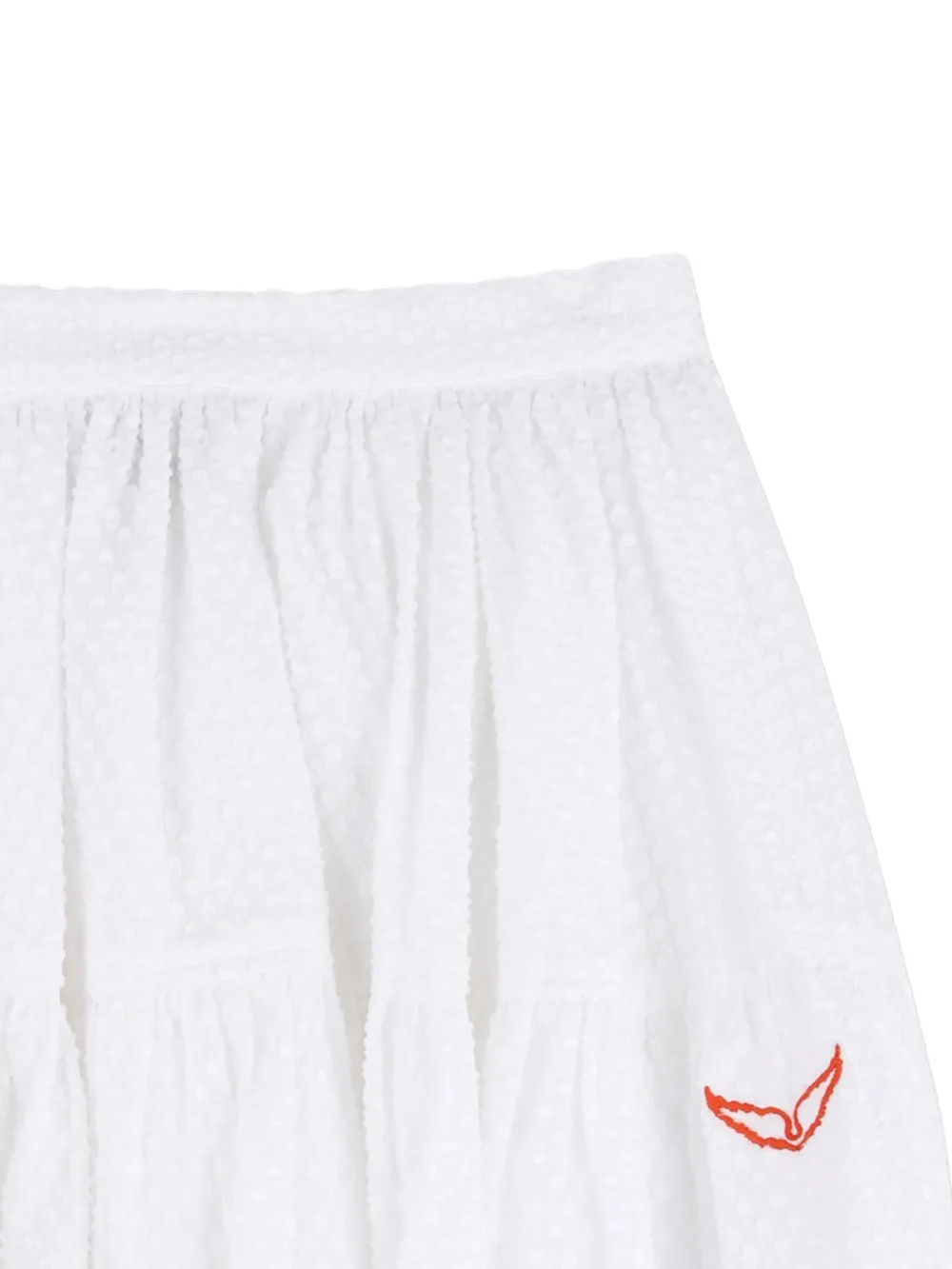  Zadig & Voltaire Kids Embroidered Skirt - White 