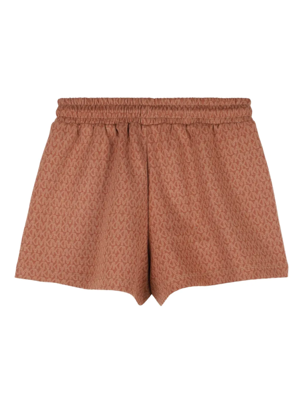  Michael Kors Kids Print Drawstring Shorts - Brown 
