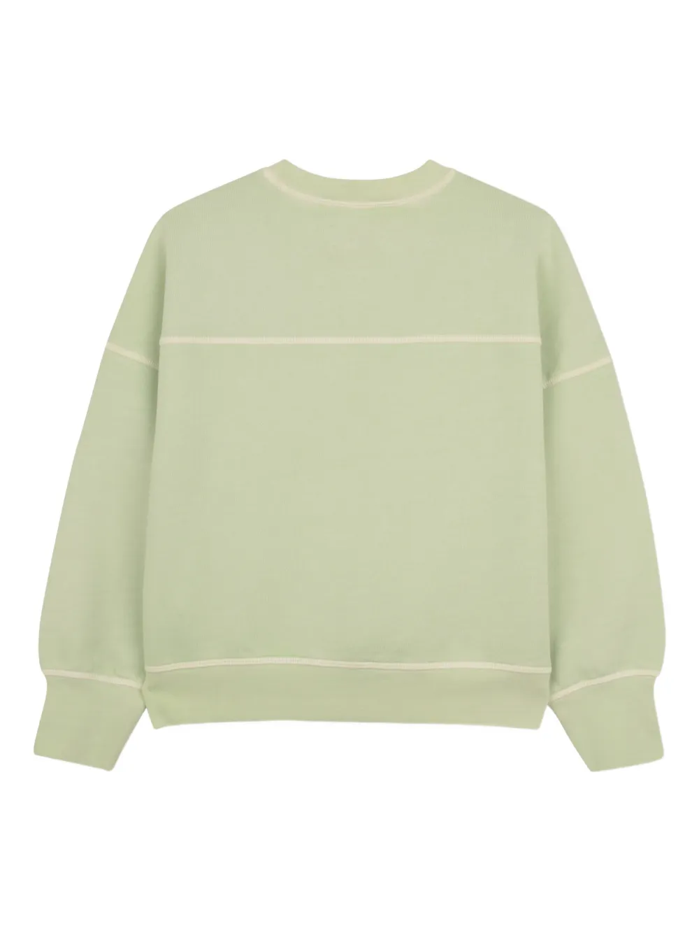  Zadig & Voltaire Kids Long-sleeve Round-neck Sweatshirt - Green 