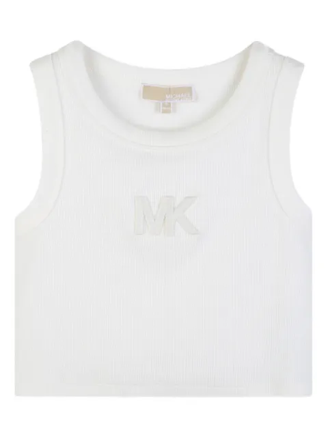 Michael Kors Kids camiseta tejida de canalé
