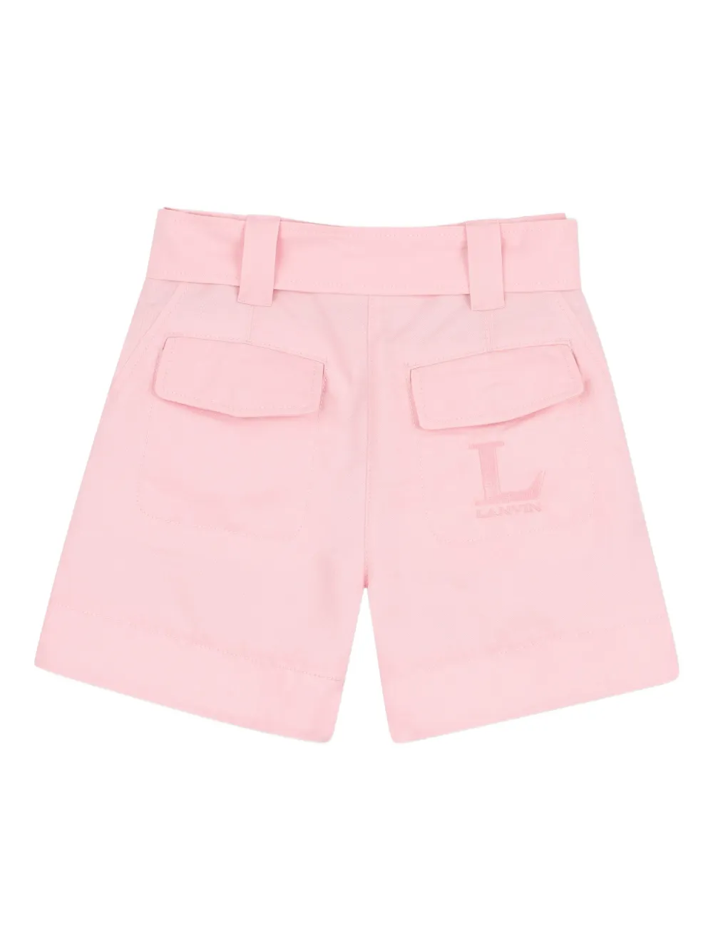 Lanvin Enfant Shorts met ceintuur Roze