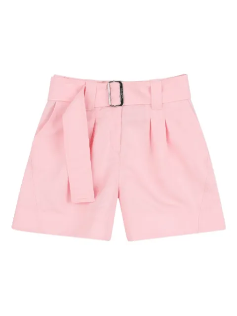 Lanvin Enfant belted logo shorts