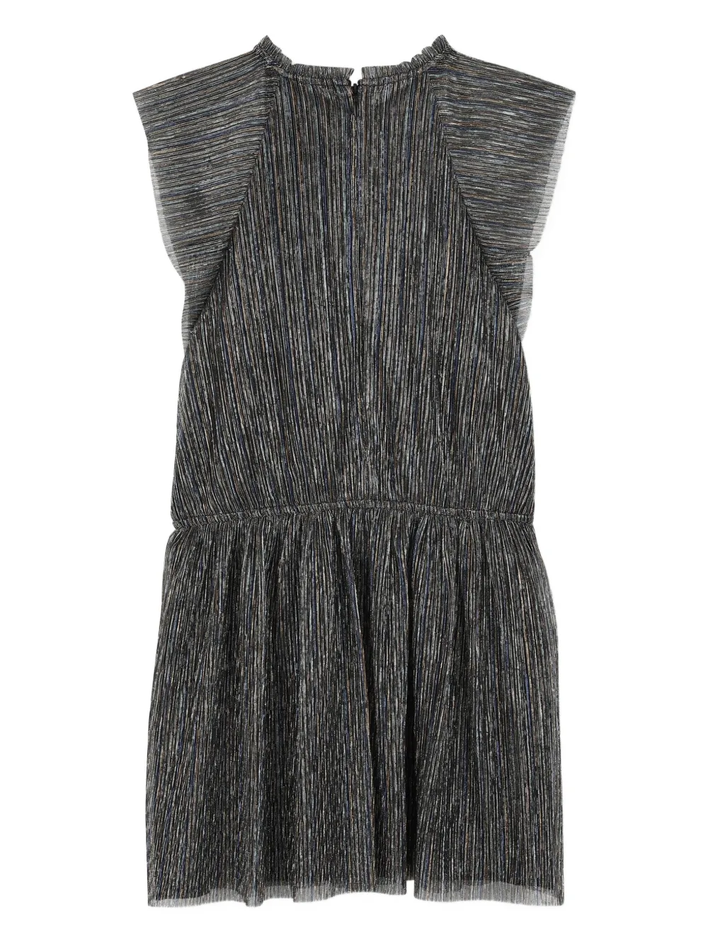 Zadig & Voltaire Kids Geplooide jurk Grijs