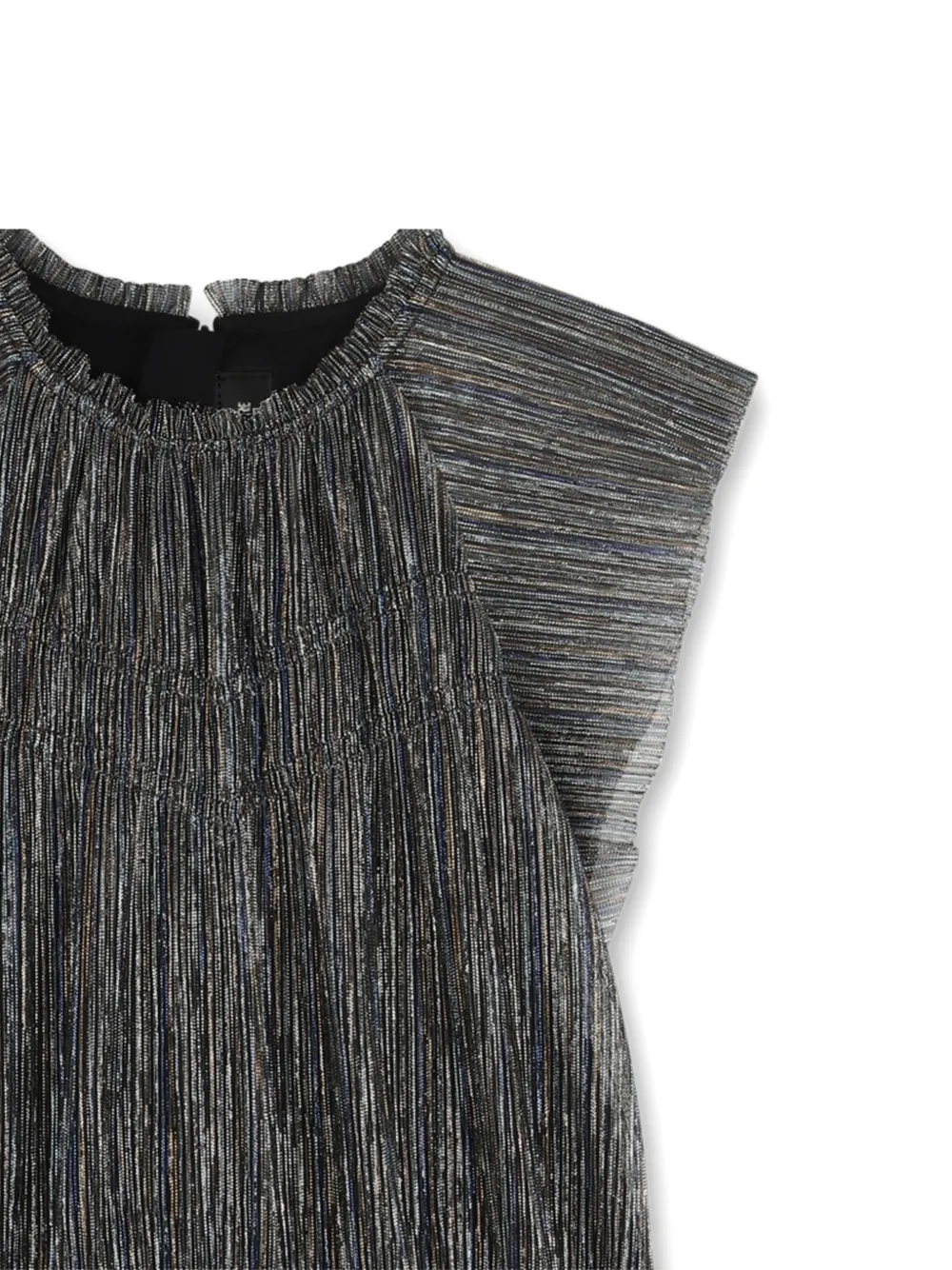 Zadig & Voltaire Kids Geplooide jurk Grijs