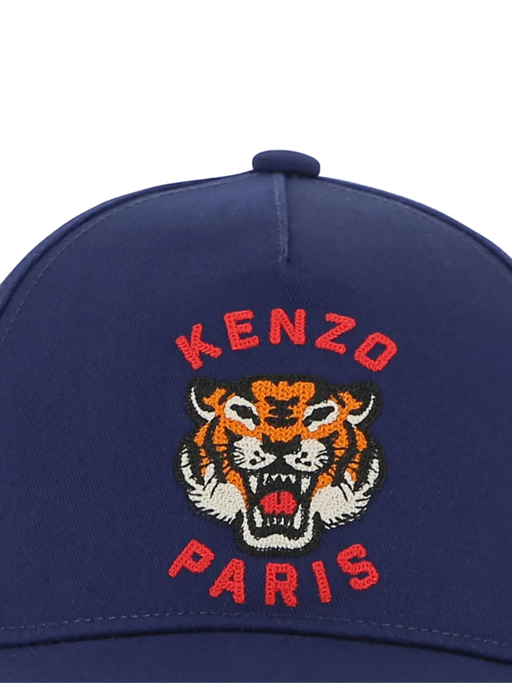 Kenzo Kids Pet met geborduurde Tiger Head Blauw