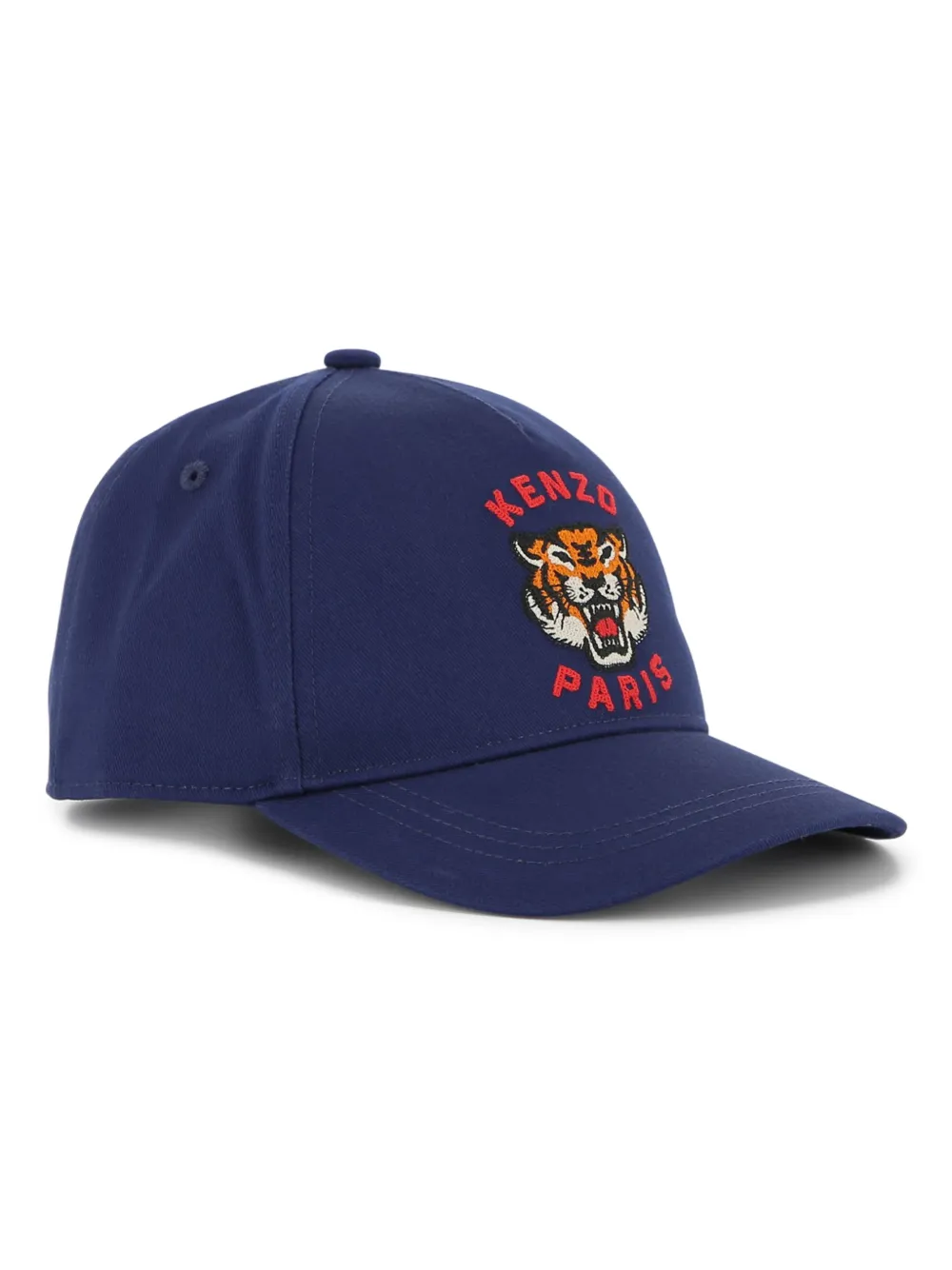 Kenzo Kids Cappello da baseball con ricamo - Blu