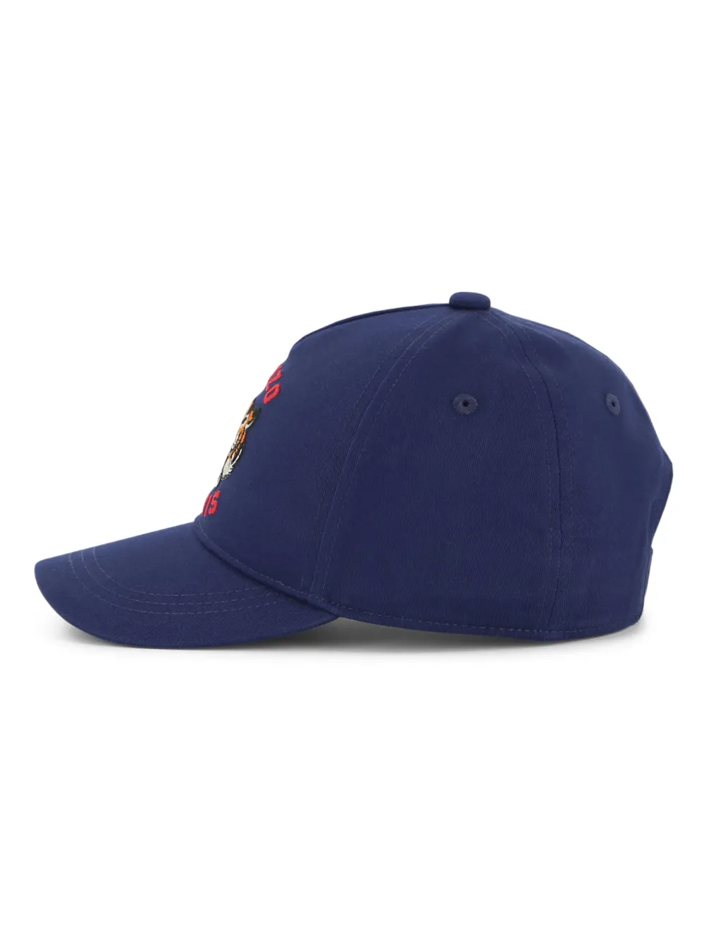 Kenzo Kids Pet met geborduurde Tiger Head Blauw