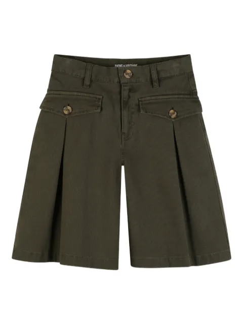 Zadig & Voltaire Kids embroidered-detail pleated shorts
