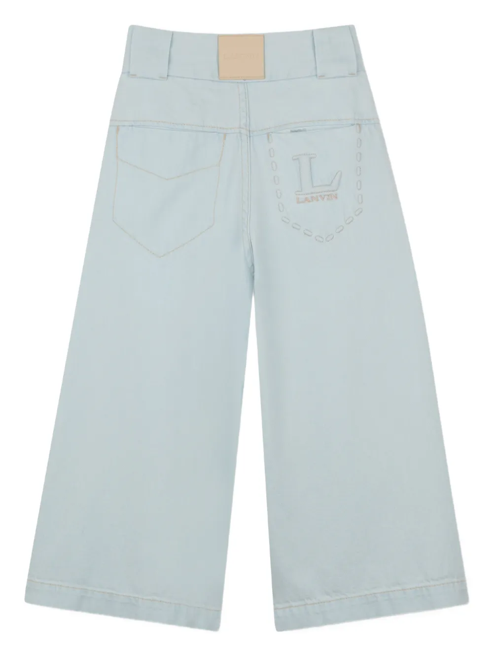  Lanvin Enfant Wide-leg Trousers - Blue 
