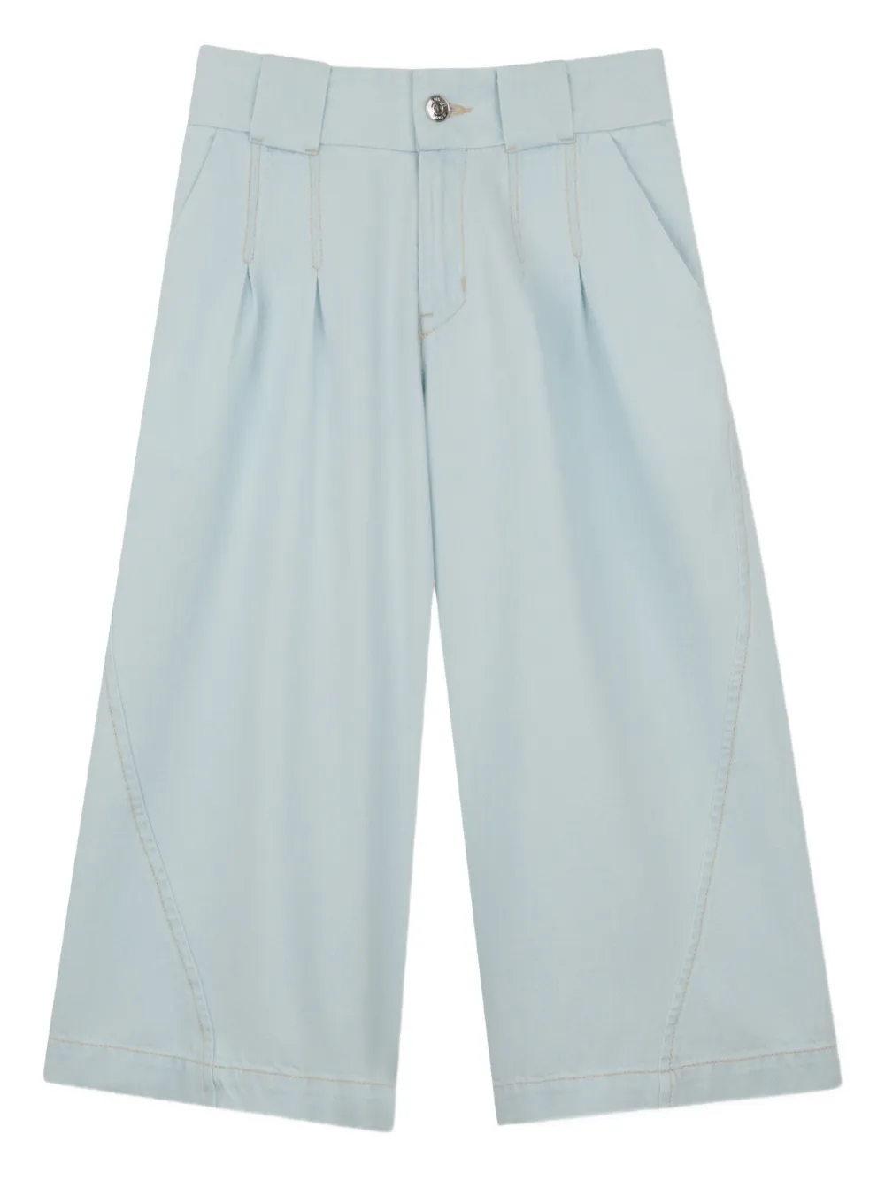 Lanvin Enfant Pantaloni a gamba ampia - Blu