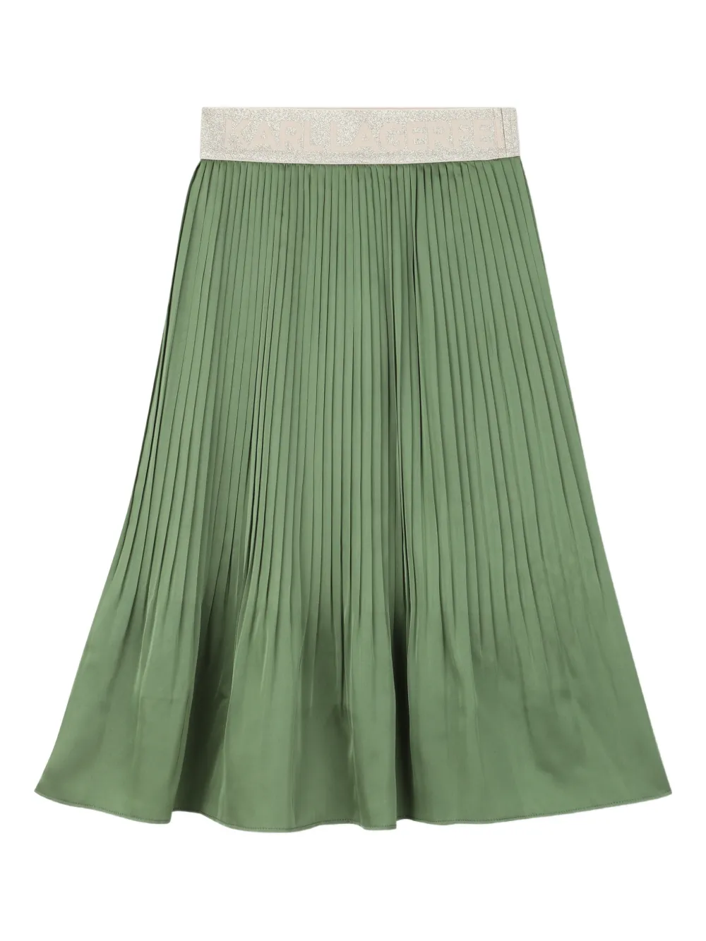 Pleated Waistband Skirt