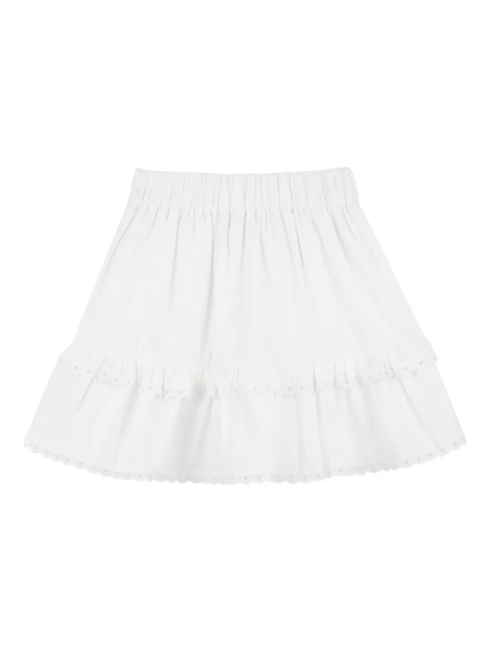  Michael Kors Kids Ruffled Skirt - White 