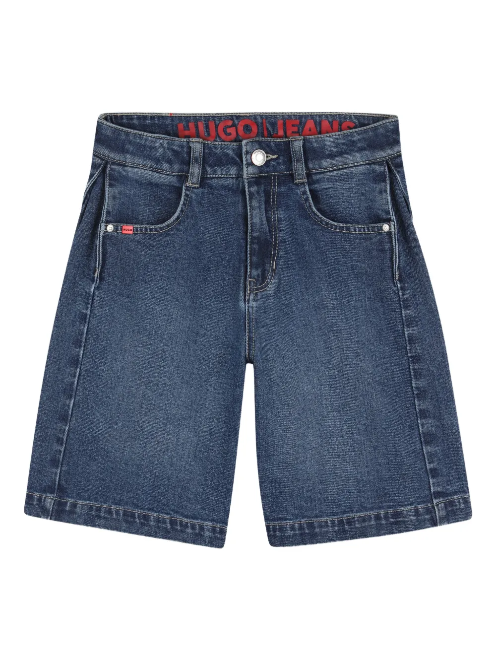 HUGO KIDS Shorts denim - Blu