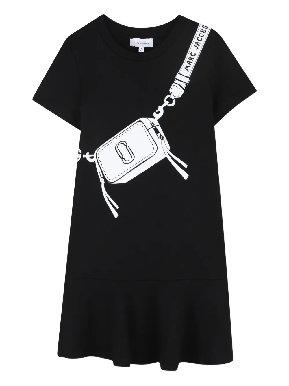 Marc Jacobs Kids Abito con ruches - Nero