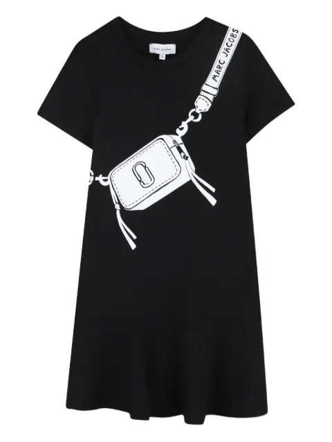 Marc Jacobs Kids grafisk kjole med flæser