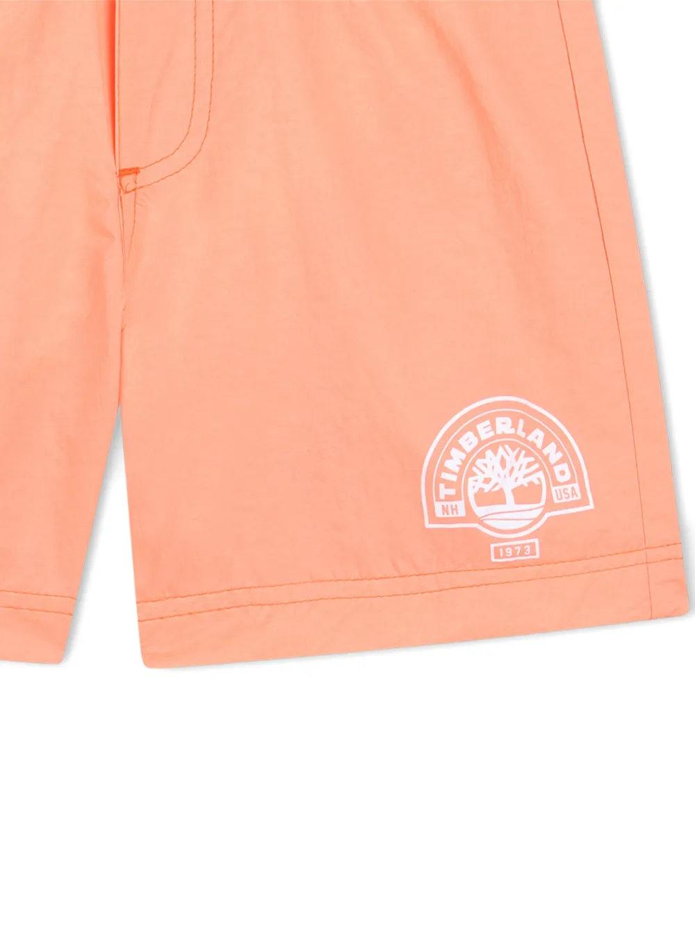 Timberland Kids Shorts met logo Oranje