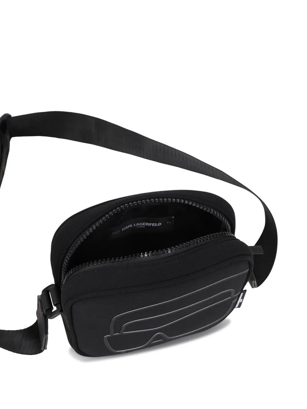 Karl Lagerfeld Kids Silhouette crossbodytas Zwart