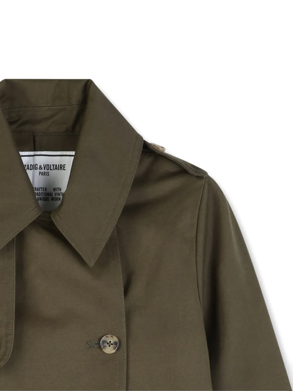  Zadig & Voltaire Kids Buttoned Jacket - Green 
