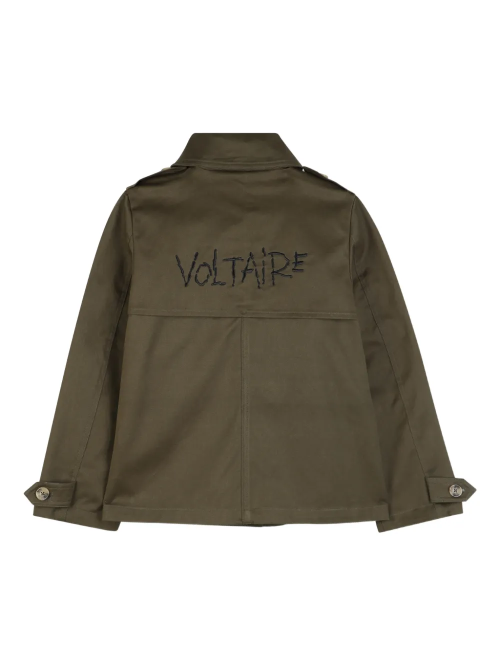  Zadig & Voltaire Kids Buttoned Jacket - Green 