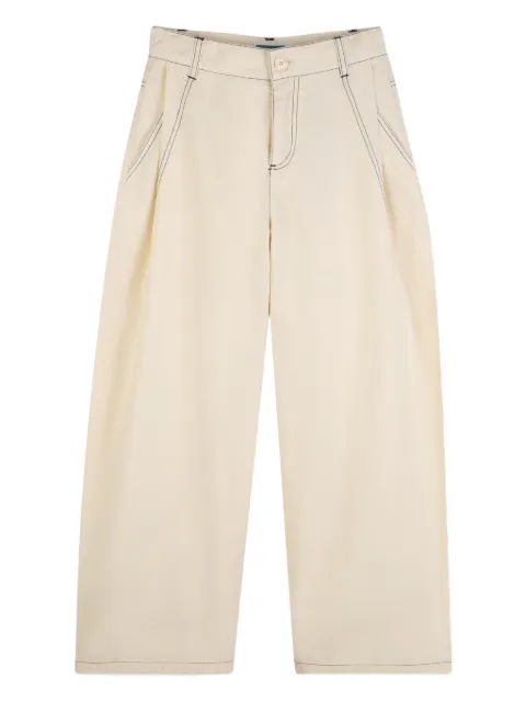 Kenzo Kids topstitching casual trousers