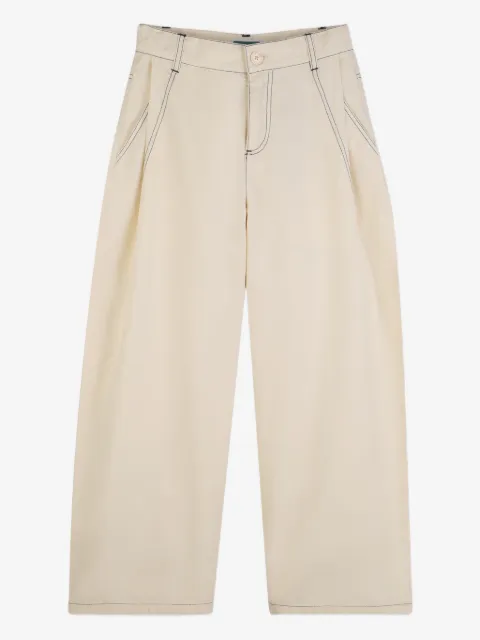 Kenzo Kids topstitching casual trousers
