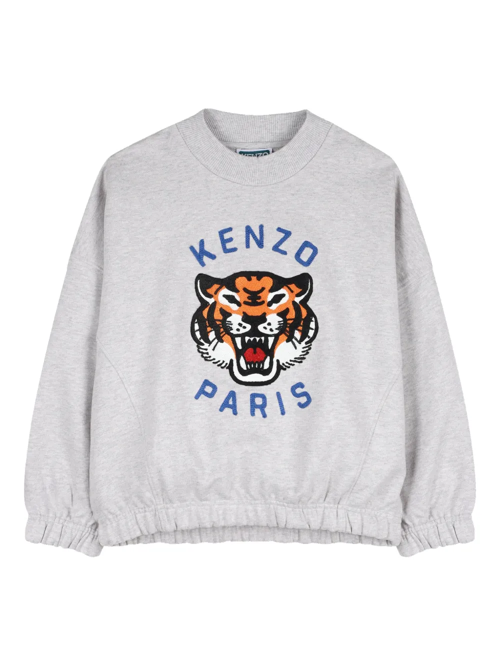 Kenzo Kids Felpa con ricamo - Grigio