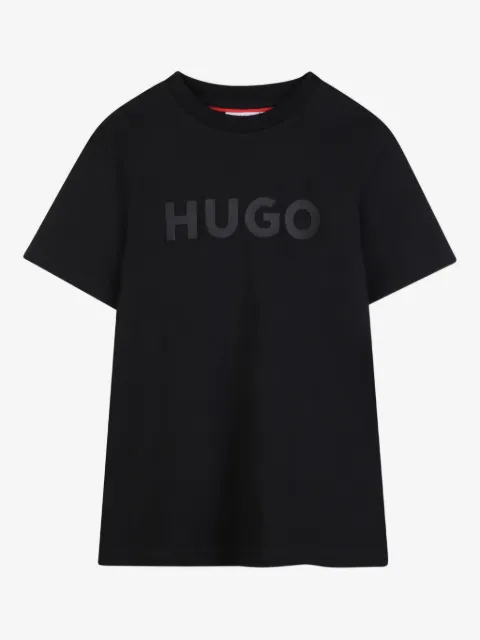 HUGO KIDS kortærmet T-shirt med logodetalje