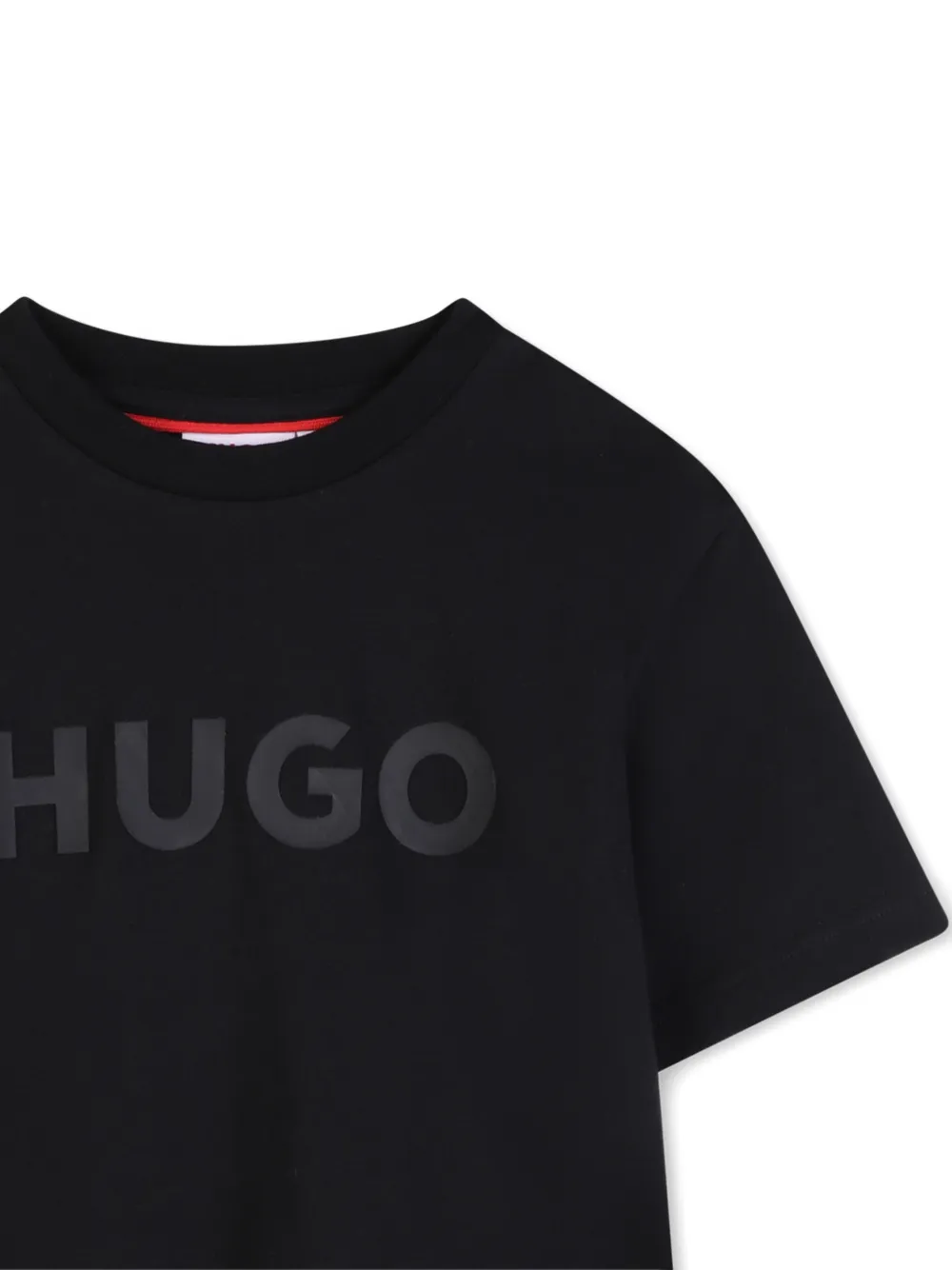 HUGO KIDS T-shirt met logo Zwart