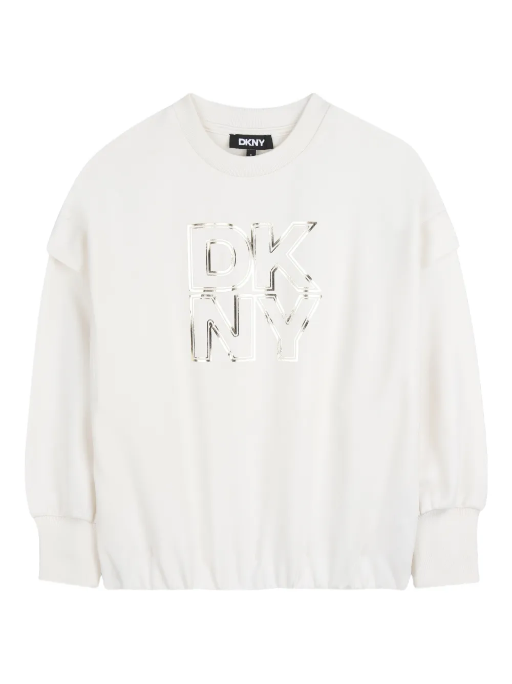 Dkny Kids logo-print sweatshirt - Neutrals