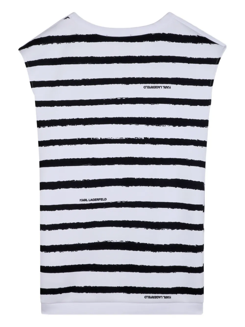 Karl Lagerfeld Kids Jurk met pailletten Wit