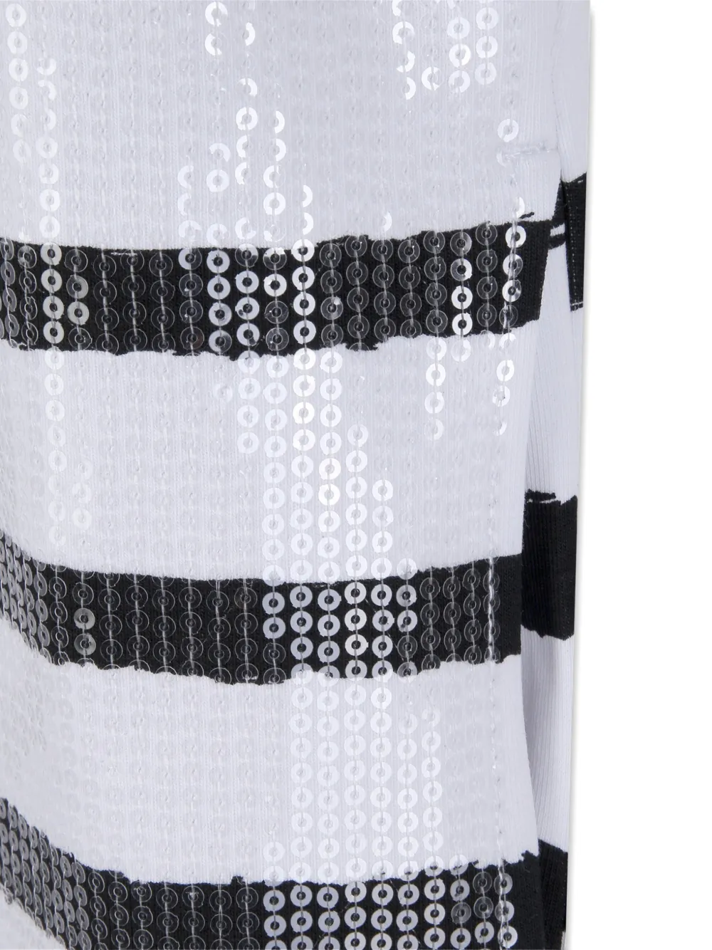 Karl Lagerfeld Kids Jurk met pailletten Wit