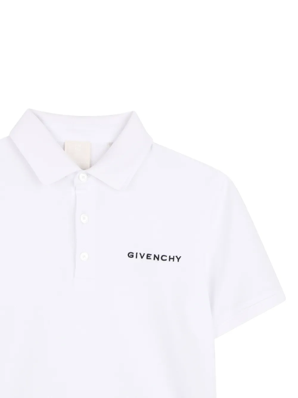 Givenchy Kids Poloshirt met korte mouwen Wit