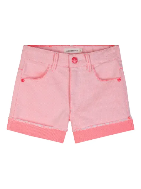 Billieblush sequin-pocket turn-up shorts