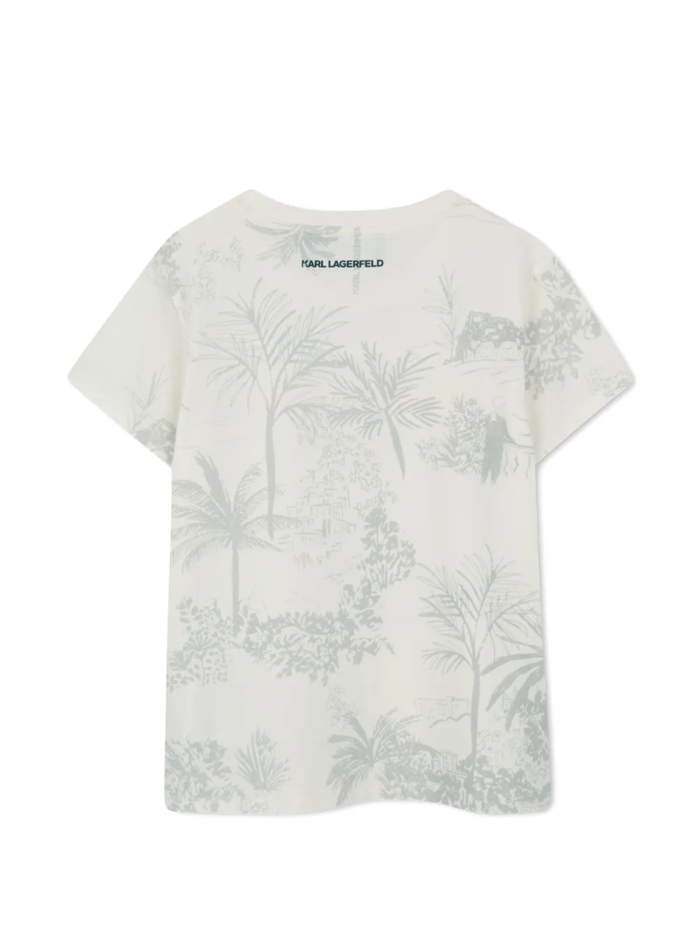  Karl Lagerfeld Kids Printed T-shirt - Neutrals 