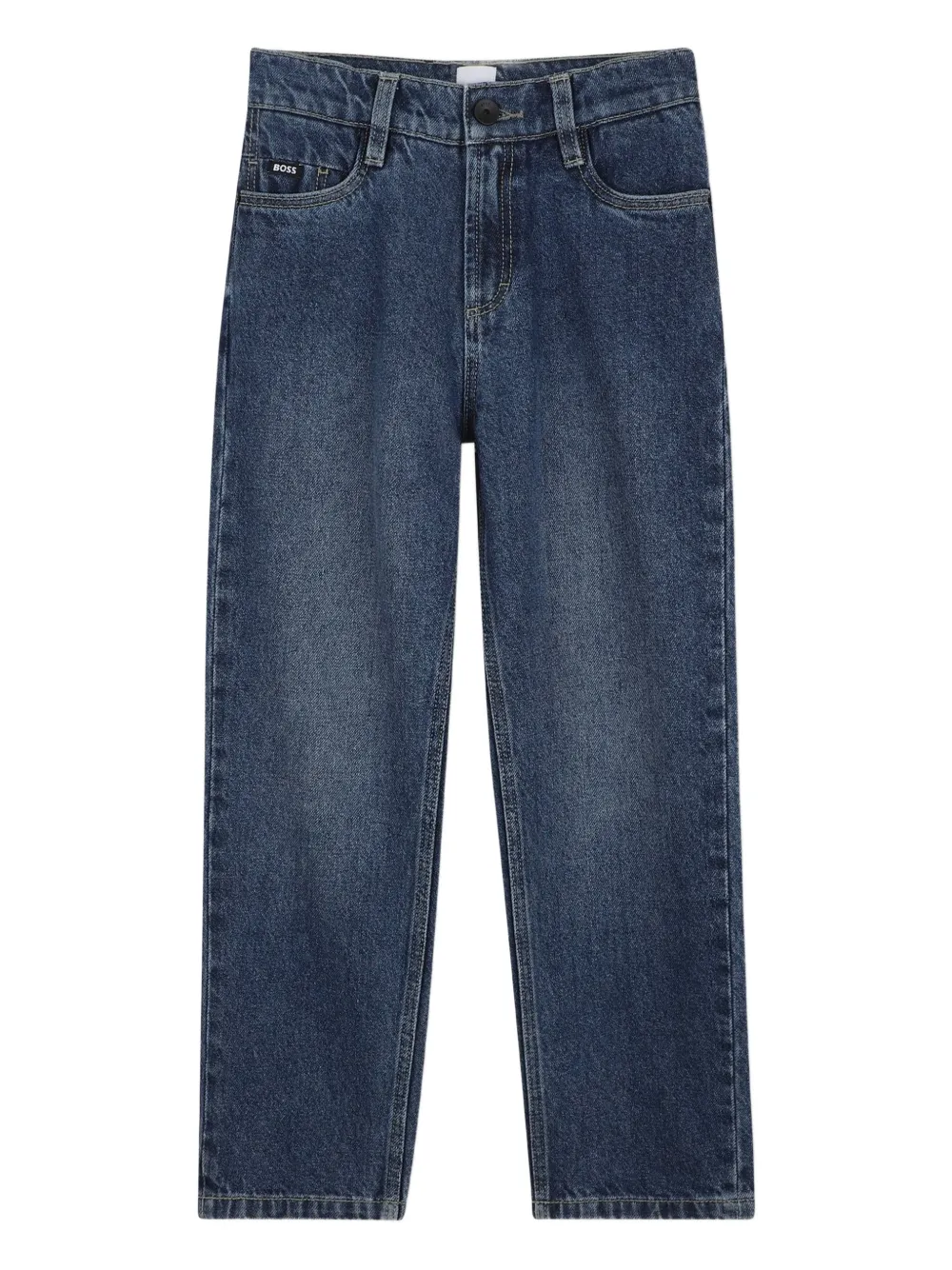BOSS Kidswear Jeans con applicazione logo - Blu