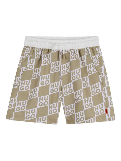 HUGO KIDS Badeshorts mit Logo