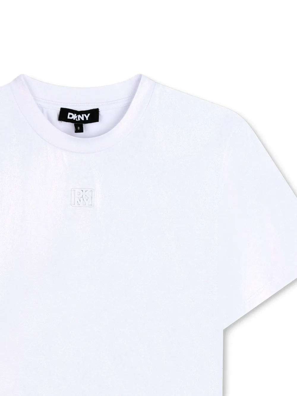 Dkny Kids T-shirt met logo-reliëf Wit