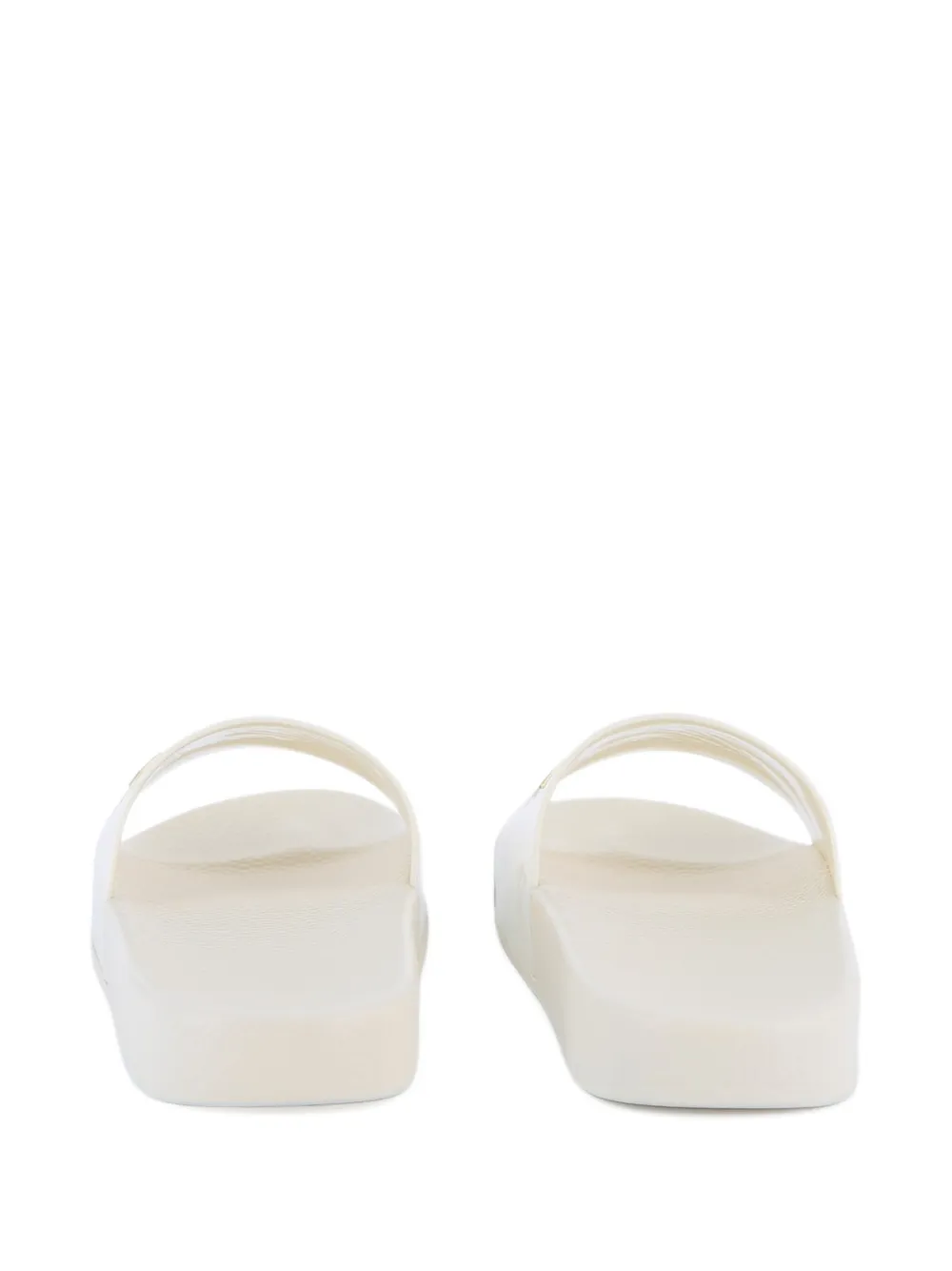 Karl Lagerfeld Kids Slippers met logodetail Wit