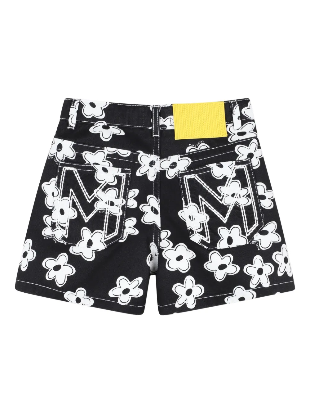  Marc Jacobs Kids Floral-print Shorts - Black 