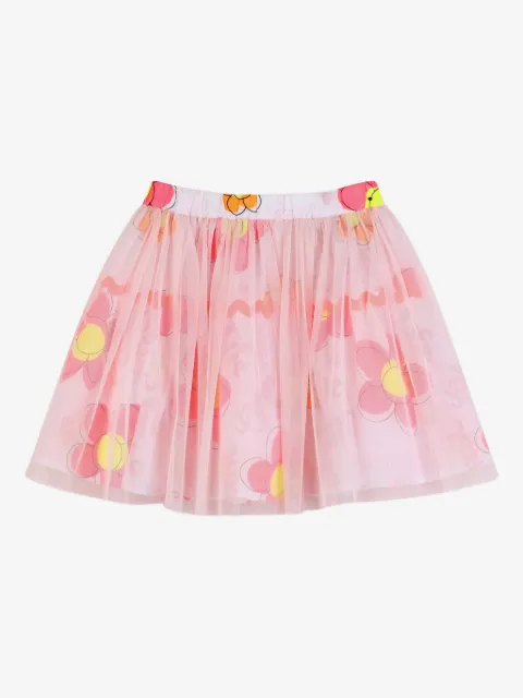 Billieblush floral-print tulle skirt