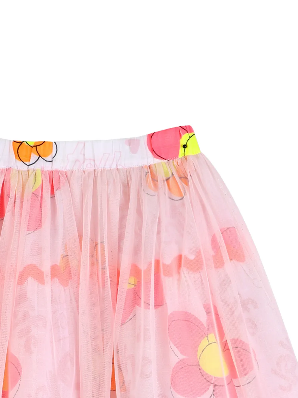  Billieblush Floral-print Tulle Skirt - Pink 