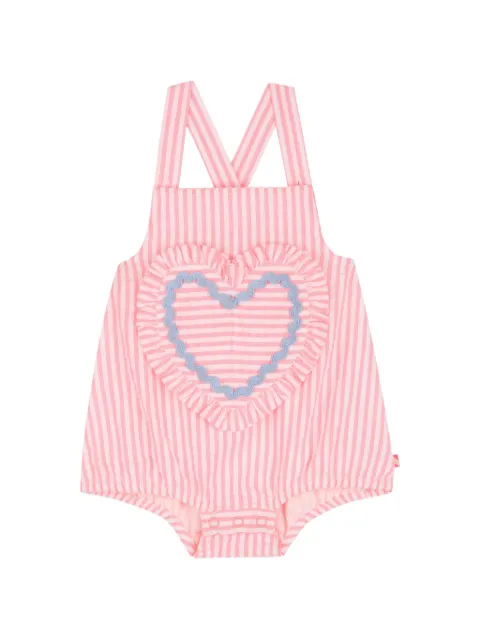 Billieblush bañador a rayas con volantes