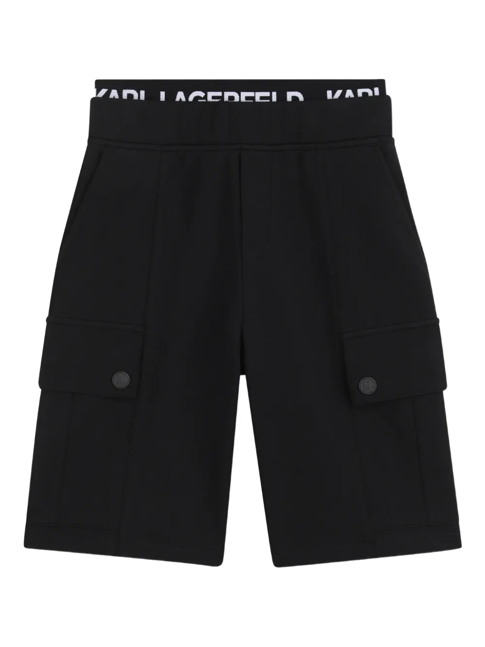 Karl Lagerfeld Kids Cargo con banda logo - Nero