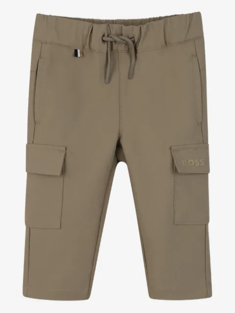 BOSS Kidswear Calça cargo com ajuste no cós