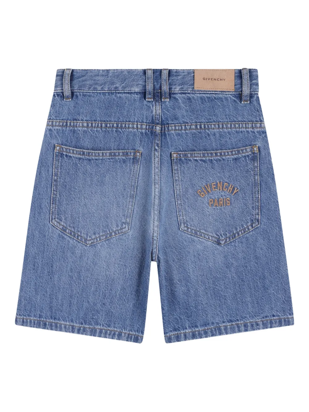  Givenchy Kids Denim Shorts - Blue 