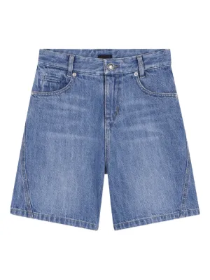 Marc Jacobs Kids パッチワーク デニムショートパンツ | ブルー